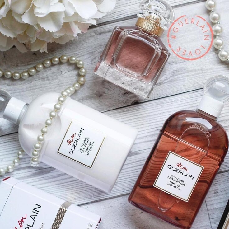 Let the Mon Guerlain scent enchant your morning routine with our perfumed shower gel & body lotion ❣️ | Produits de beauté, Parfum, Parfums